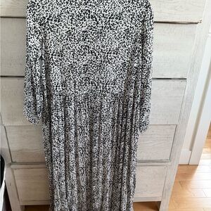 Angeleyes Black and White Maxi Dress